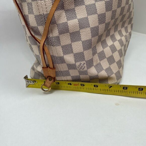 AUTHENTIC  Louis Vuitton Neverfull GM Damier Azur, No Pouch - Picture 9 of 14